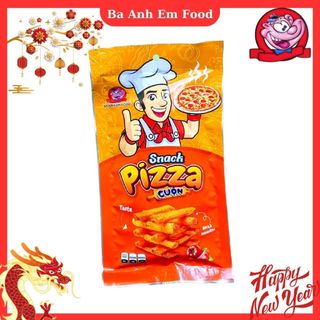 Snack pizza cuộn ba anh em food, combo 30 gói, đồ ăn vặt tuổi thơ