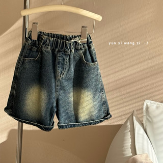 Quần short lửng JEANBECO, Short Jeans lửng cho bé trai và bé gái phong cách hàn quốc từ 10-40kg