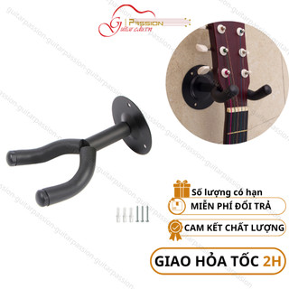 Móc treo đàn guitar, ukulele ngắn đế tròn kim loại 3 đinh chắc chắn Guitar Passion