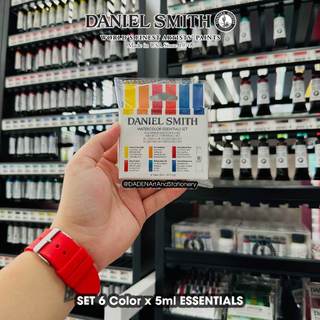[DA ĐEN] Màu nước DANIEL SMITH extra fine watercolor - ESSENTIAL set 6