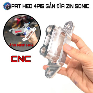 PAT NHÔM CNC GẮN HEO 4PIS CHO CÁC DÒNG XE MÁY