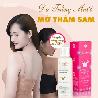 Kem Sữa Nâng Tông và  Dưỡng Trắng Da It's Well Plus