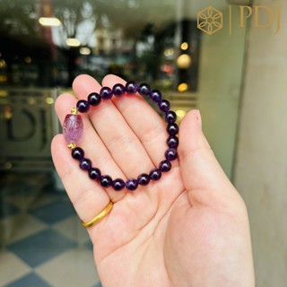  Vòng Đá Thạch Anh Tím mix lu thống PDJ - Tặng kèm hộp đựng trang sức - Trang sức PDJ 