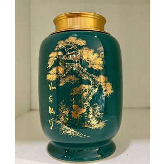 Bình đựng trà bằng gốm sứ bát tràng, lọ đựng chè khô, hũ đựng trà cà phê bằng sứ cao cấp