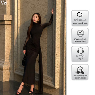 Đầm nữ VANANHSCARLET ôm body ren