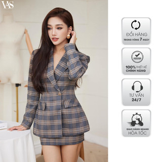 Set vest nữ VANANHSCARLET dài tay