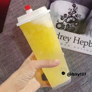 [ Lốc 50ly + nắp ] Ly pp cứng dáng kim tự tháp cao