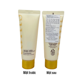 Tuýp sữa rửa mặt chứa tinh chất vàng Sum37 Losec Summa 40ml