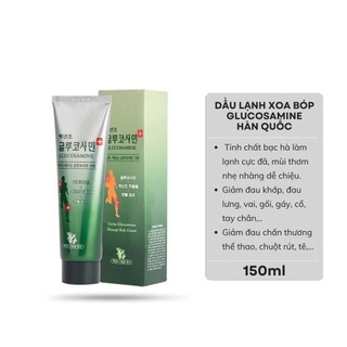Dầu Lạnh Hàn Quốc Glucosamine Xoa Bóp Đầu, Cổ, Chân Tay, Toàn Thân Tuýp 150ml HC2D - T2K Shop