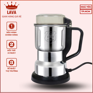 Máy xay hạt khô, xay bột, gia vị cà phê đa năng,công suất 300w,6 lưỡi dao cực bén, chất liệu cối inox, bảo hành 1 tháng