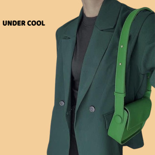 Áo Vest Blazer Trơn Basic UNDERCOOL 3 Màu Đen Be Rêu AV05