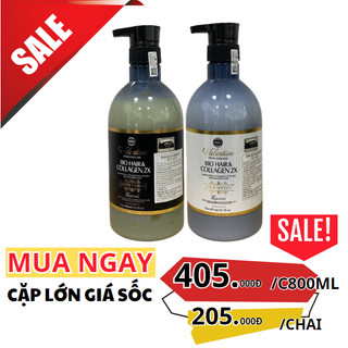 [CHÍNH HÃNG] Bộ Dầu Gội+Xả Valention Bio Hair Collagen Kích Thích và Chống Rụng Tóc 800ml