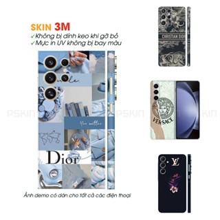 Dán skin Thương hiệu / Brand cho điện thoại Samsung S24 Ultra, Plus, S23 Ultra, Note 20 Ultra, Z Fold, Flip ... Pskin