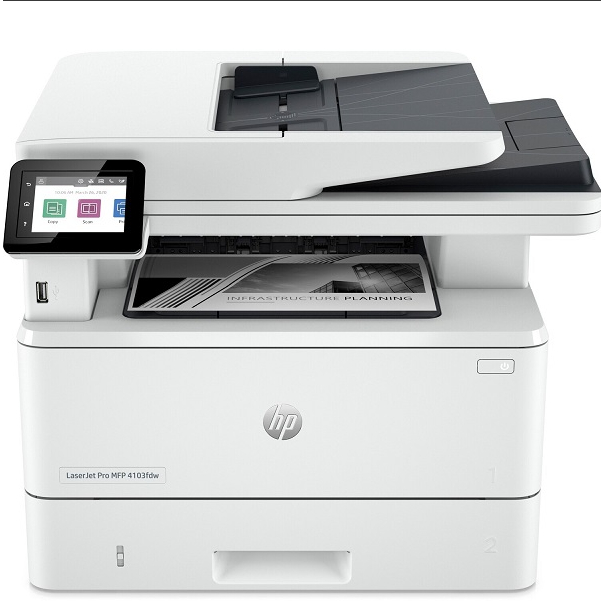 Máy in HP LaserJet Pro MFP 4103fdw Printer (2Z629A) - Chính hãng