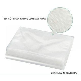 Bộ 10 Túi Hút Chân Không 1 Mặt Nhám 18X25Cm Dùng Cho Mọi Loại Máy Chân Không- Bảo Quản Thực Phẩm