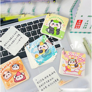 Sổ Flashcard có móc khoá hình gấu trúc