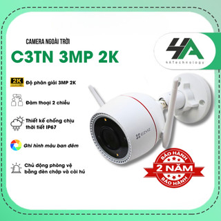 Camera Wifi màu ban đêm, báo động, đàm thoại Ezviz C3TN 3MP
