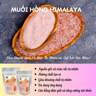 Muối hồng Himalaya Sức Khỏe Xanh, Túi 1 kg, chứa nhiều khoáng chất, không chất tạo vị - Hàng chính hãng