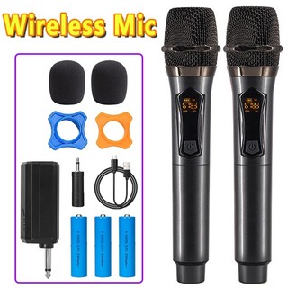 Micro không dây micro pin sạc cầm tay micro đa năng micro loa kéo uhf với pin sạc 2000mah