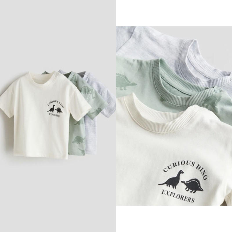 Set áo phông bé trai H.M siêu đáng yêu ạ 😍