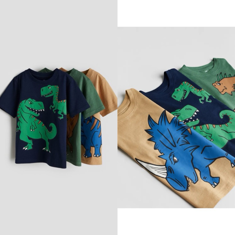 Set áo phông bé trai H.M siêu đáng yêu ạ 😍