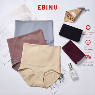 Quần lót nữ gen bụng định hình, quần chip cạp cao Thái Lan thun mát bền ôm gọn tạo vòng eo nhỏ size 40-75kg QSH528 EBINU