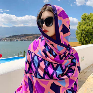 Khăn Choàng BOHO Họa Tiết Nhiều Mẫu (180x110cm)