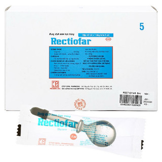 Ống bơm trực tràng Rectiofar 3ml, 5ml