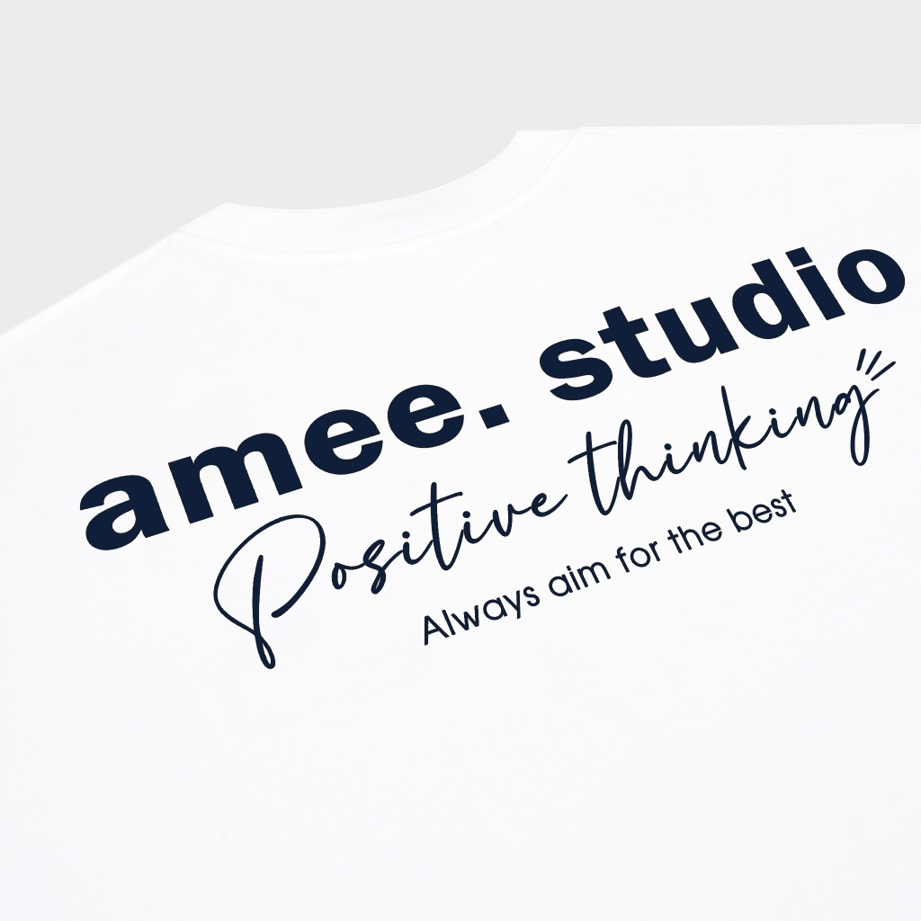 Áo Thun Local Brand Amee Studio/ Positive Thinking | BigBuy360 - bigbuy360.vn