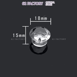 Tay nắm hình kim cương mica dùng làm hộp kệ mica thùng phiếu MCPK-2-KC