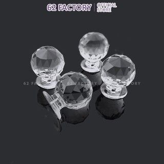 Tay nắm hình cầu kim cương mica dùng làm hộp kệ mica thùng phiếu MCPK-2-CKC