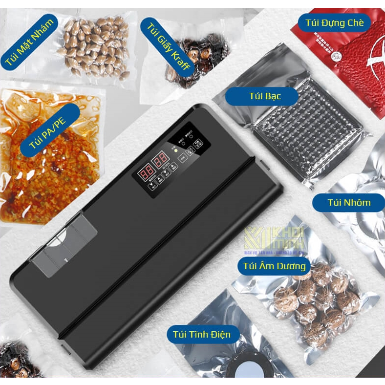 Máy hút chân không Shineye P400 Không kén túi - hút mọi bao bì, sử dụng liên tục 24h, đường hàn 40cm