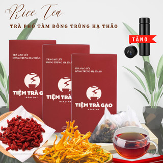 Combo 3 hộp trà gạo lứt đông trùng hạ thảo