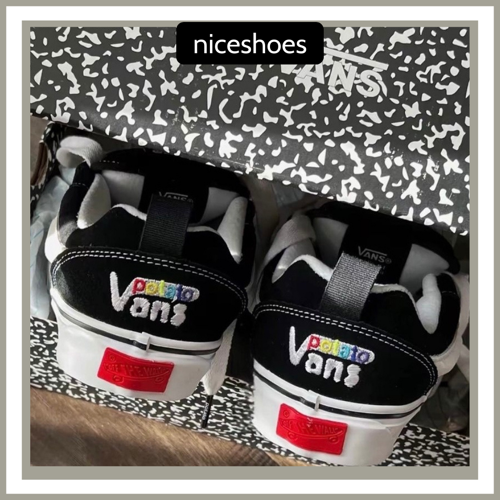 Giày Vans Potato, Giày Sneaker Van Đen Vạch Trắng Nam Nữ Potato Full Box Bill - NICESHOES | BigBuy360 - bigbuy360.vn