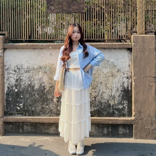 Áo sơ mi tay dài basic thô mềm 2 túi Pamstyle