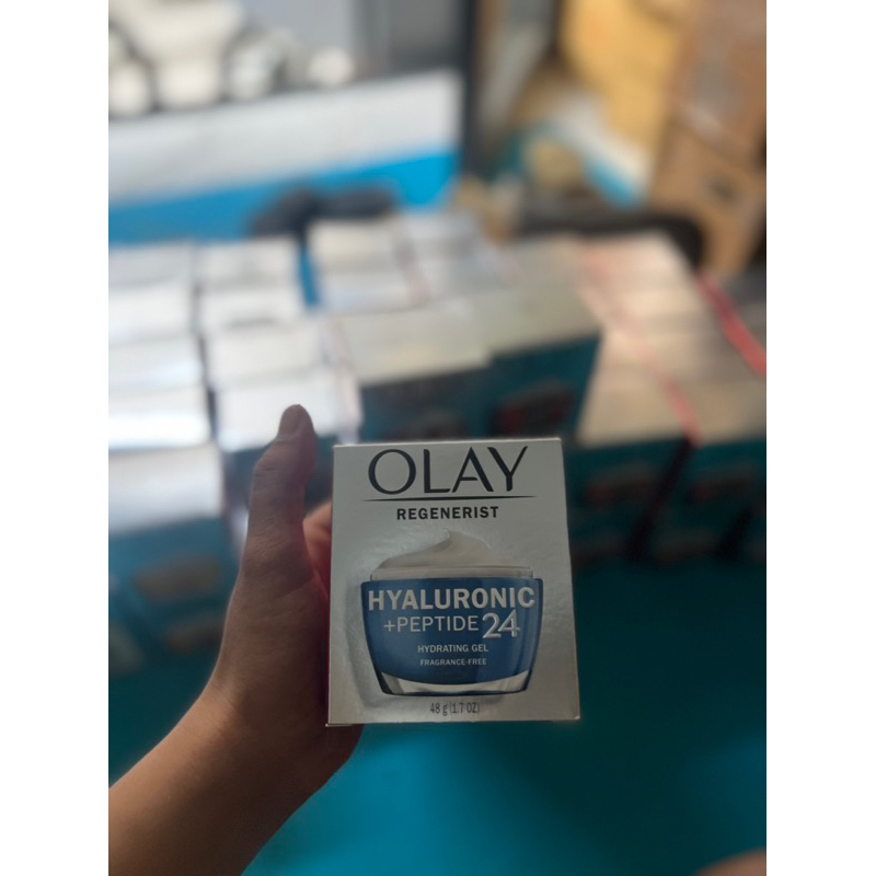 Olay Mỹ, Kem dưỡng cấp ẩm Olay Regenerist HYALURONIC + PEPTIDE24 Hydrating Gel 48g