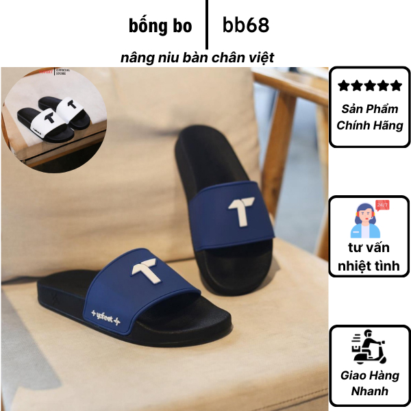 Dép Lê Quai Ngang Nam Nữ Chữ T 3 Màu - Mã XT-08 Thương Hiệu XT YOFEET - BỐNG BO _ OFFICIAL.