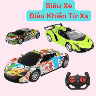 Ô tô điều khiển từ xa xe điều khiển từ xa giá rẻ siêu xe mui trần điều khiển chạy siêu tốc thiết kế hiện đại