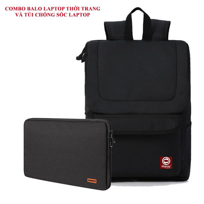 Balo Laptop Thời Trang Cao Cấp HARAS Và Túi Chống Sốc Laptop HARAS HR332TC001
