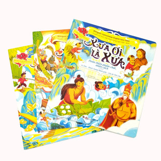 Sách - Combo 3c Truyện cổ tích Việt Nam chọn lọc Song ngữ Việt - Anh: Xưa ơi là xưa - LinhLanBooks
