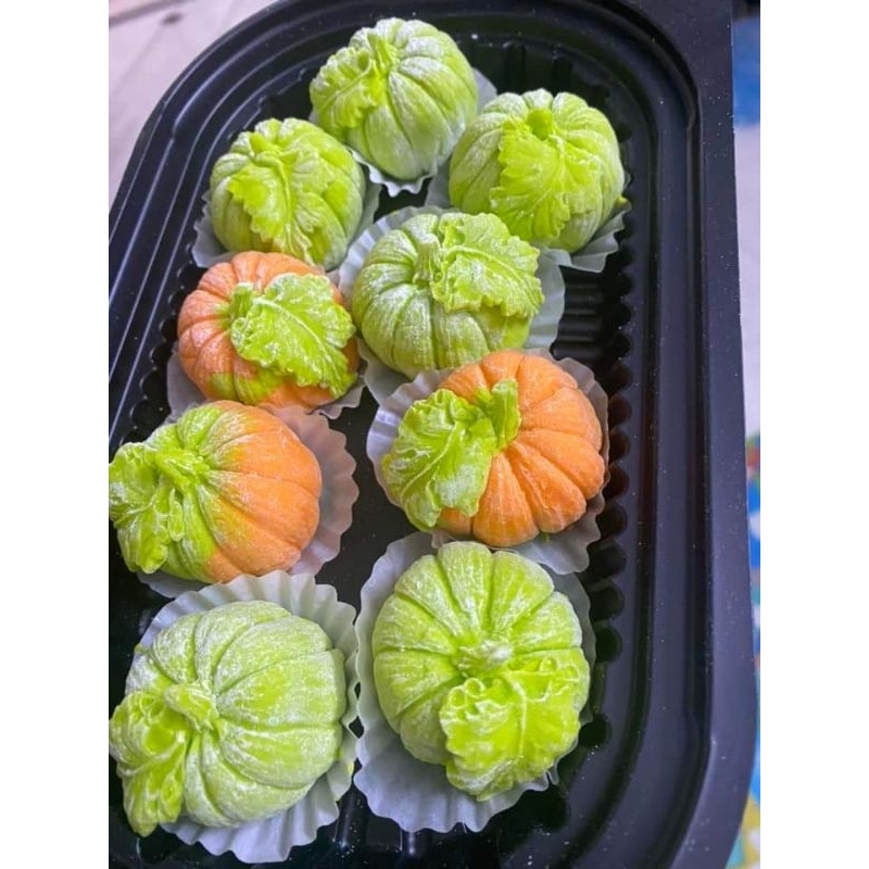 khuôn trái bí 6cm , lá bí