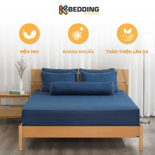 Bộ ga giường Hàn Quốc K-Bedding by Everon KMS chất vải Microfiber (không bao gồm chăn)