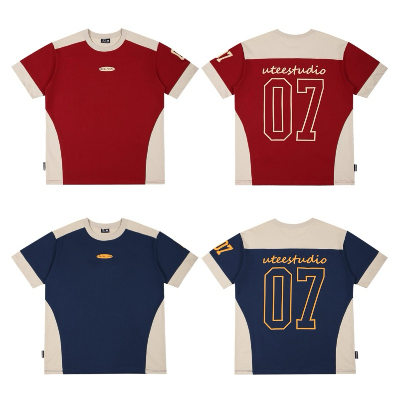 Áo Thun Soccer Phối UTEESTUDIO Thể Thao Bóng Đá Số 07 Cho Nam Và Nữ Menswear