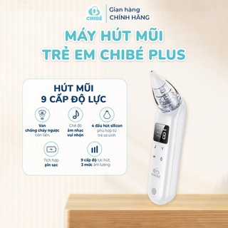 Máy hút mũi trẻ em chibé plus cb006 - bh 18 tháng - máy hút mũi di động cho bé