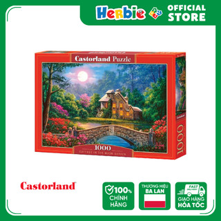 Đồ Chơi Xếp Hình Puzzle 1000 Mảnh CASTORLAND Cottage in the Moon Garden Jigsaw Puzzle C104208 - Herbie Toys