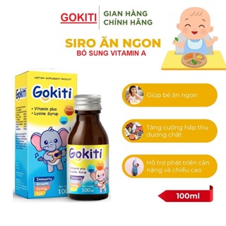 Siro Gokiti, giúp trẻ ăn ngon ,tăng cân cho bé