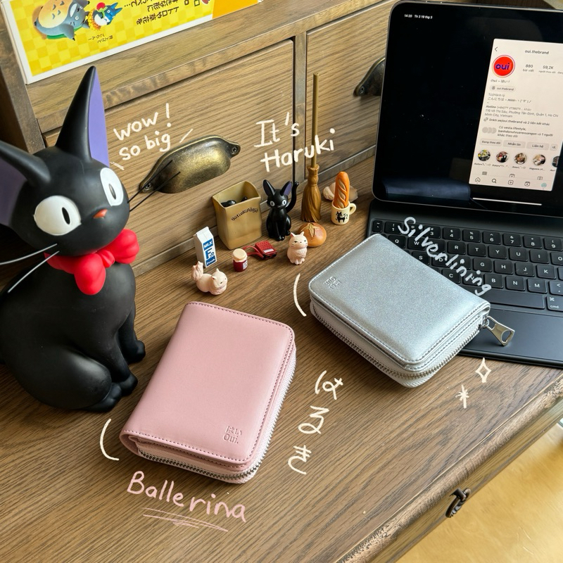 Haruki はるき Zipper Wallet - Ví Dây Kéo Lớn Dạng 2 Ngăn Haruki ( Ouithebrand ) | BigBuy360 - bigbuy360.vn