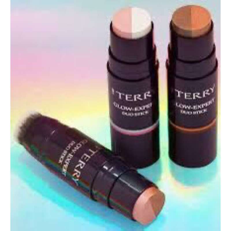 Thanh lý TẠO KHỐI CÓ CHỔI ) BY TERRY - Glow Expert Duo Stick - #4 cream melba #5Beach glow # 6 Coppe