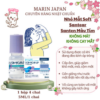 Nhỏ Mắt Nhân Tạo Soft Santear Santen Nhật Bản 5ml