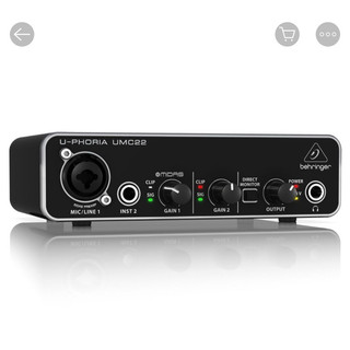 Soundcard thu âm Behringer UMC22